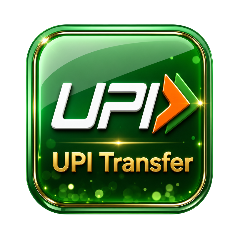UPI Transfer logo — accepted on CRICKBET99